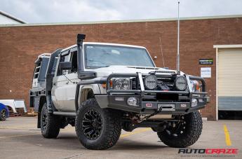 TOYOTA LANDCRUSIER ASSAULT GLOSS BLACK MILLED ACCENTS
